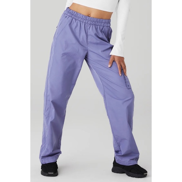 Alo Yoga International Wide Leg City Pant Infinity Blue S - Picture 4 of 13